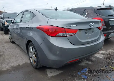 2012 Hyundai Elantra Gls (Ulsan Plant) из США, поврежденный, VIN KMHDH4AE0CU312436